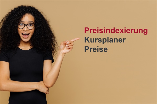 Neues Modul: Preisindexierung von Kursplanern